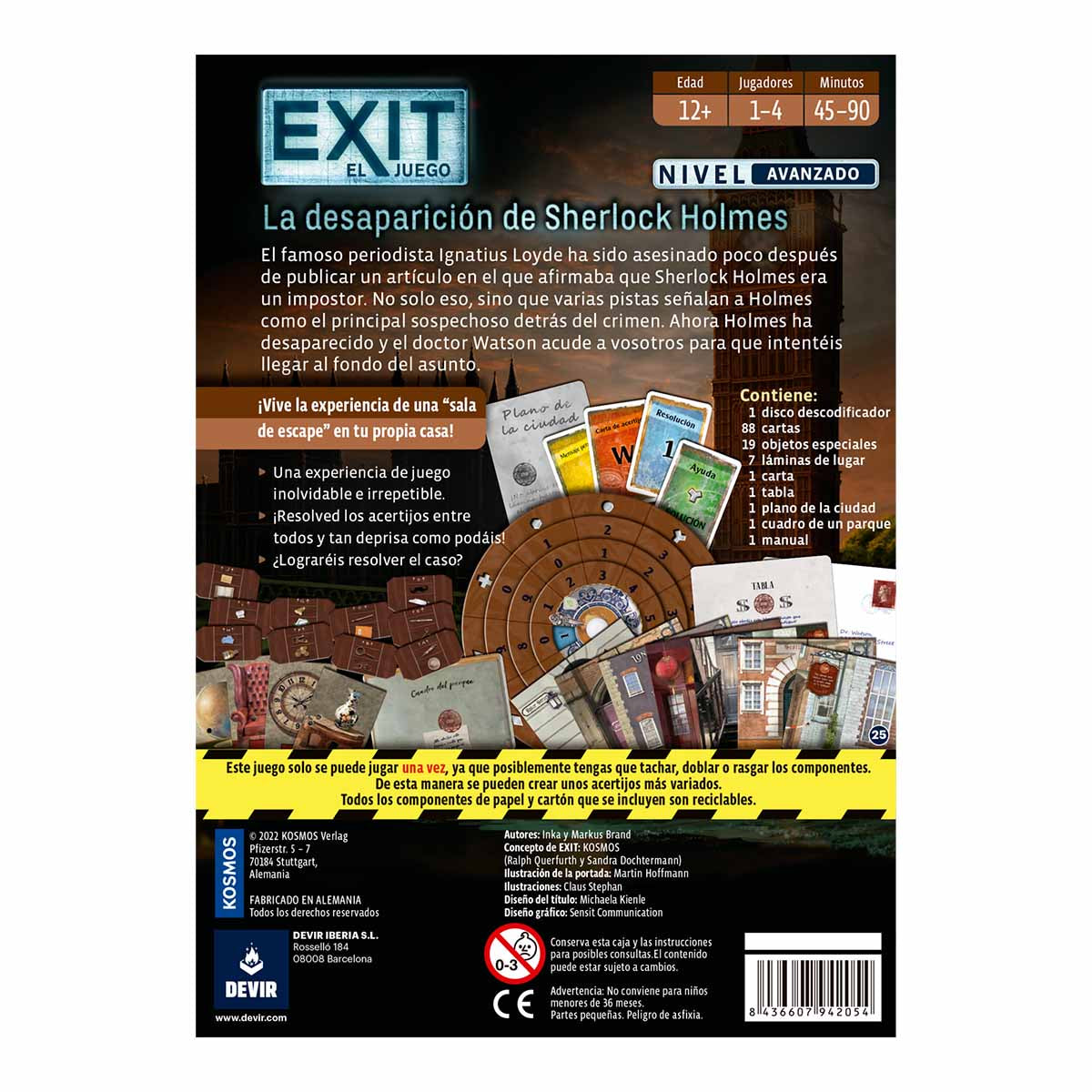 EXIT: LA DESAPARICIÓN DE SHERLOCK HOLMES