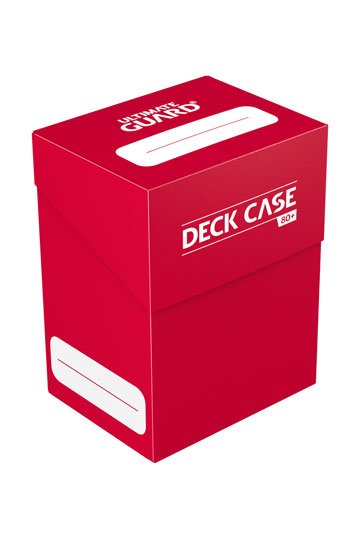 Ultimate Guard Deck Case 80+ Caja de Cartas Tamaño Estándar Rojo