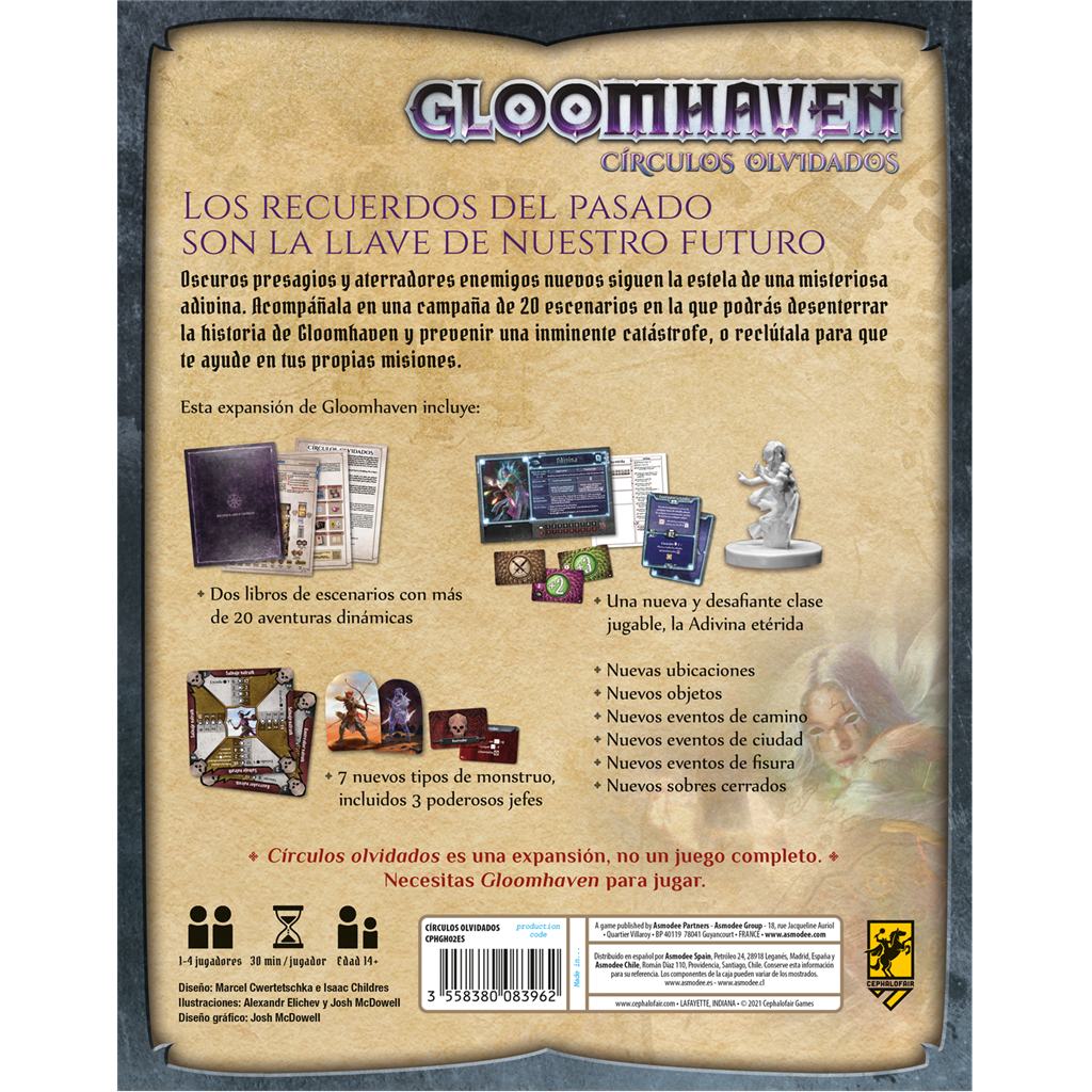 GLOOMHAVEN: CÍRCULOS OLVIDADOS