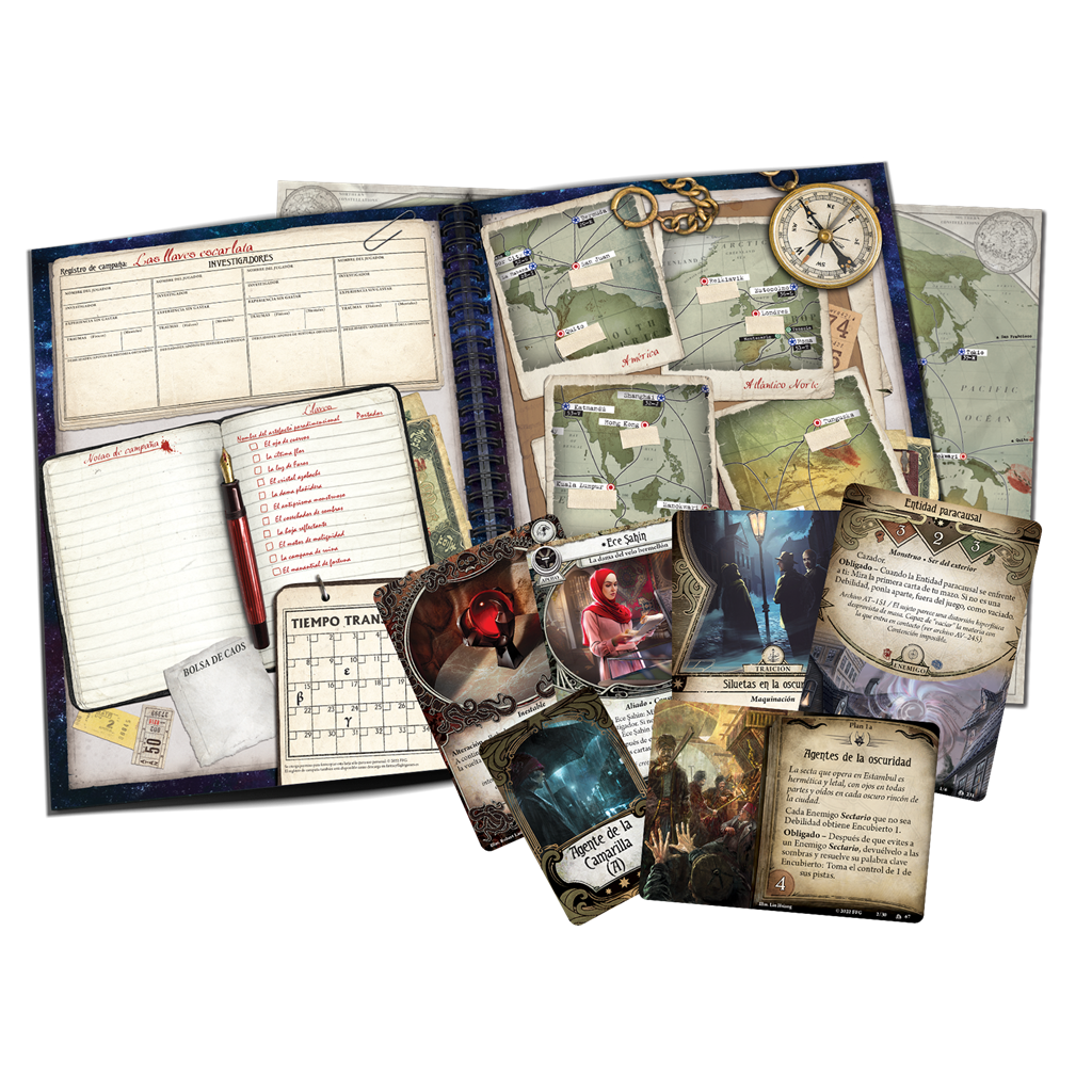 ARKHAM HORROR LAS LLAVES ESCARLATA EXP. CAMPAÑA