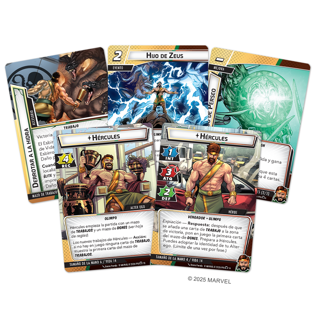 MARVEL CHAMPIONS: HÉRCULES (PRODUCTO EN PREPEDIDO. ENVÍOS A PARTIR DEL 20 DE FEBRERO)