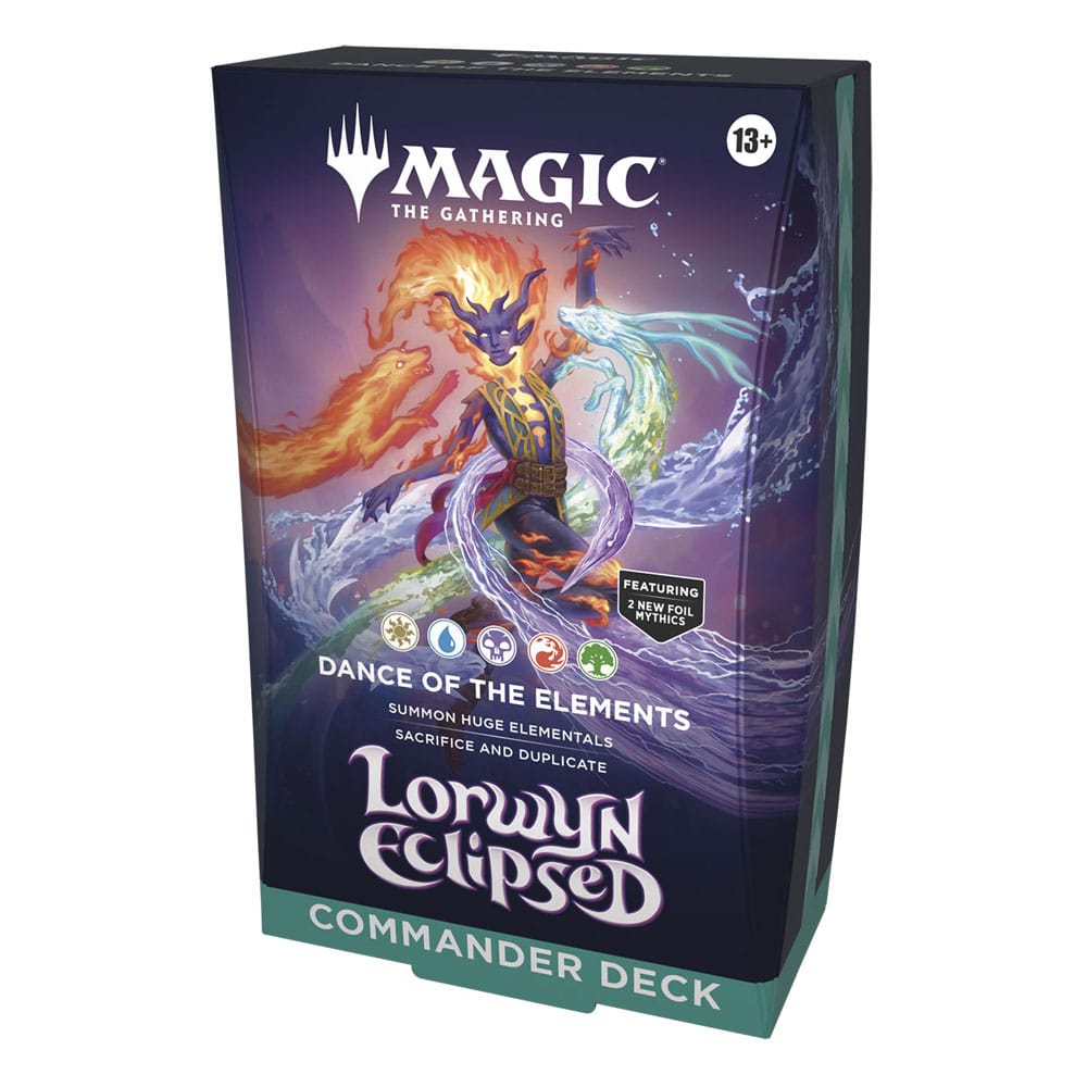 MTG LORWYN ECLIPSED COMMANDER DECK: DANCE OF THE ELEMENTS (ENGLISH) (PRODUCTO EN PREPEDIDO. SE ENVIARÁ A PARTIR DEL 23 DE ENERO DE 2026)
