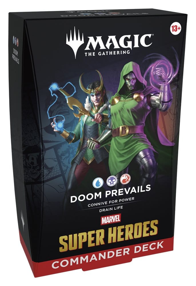 MTG MARVEL SUPER HEROES COMMANDER DECKS DOOM PREVAILS.(ENGLISH) PRODUCTO EN PREPEDIDO. SE SERVIRÁ A PARTIR DEL DÍA 26 DE JUNIO