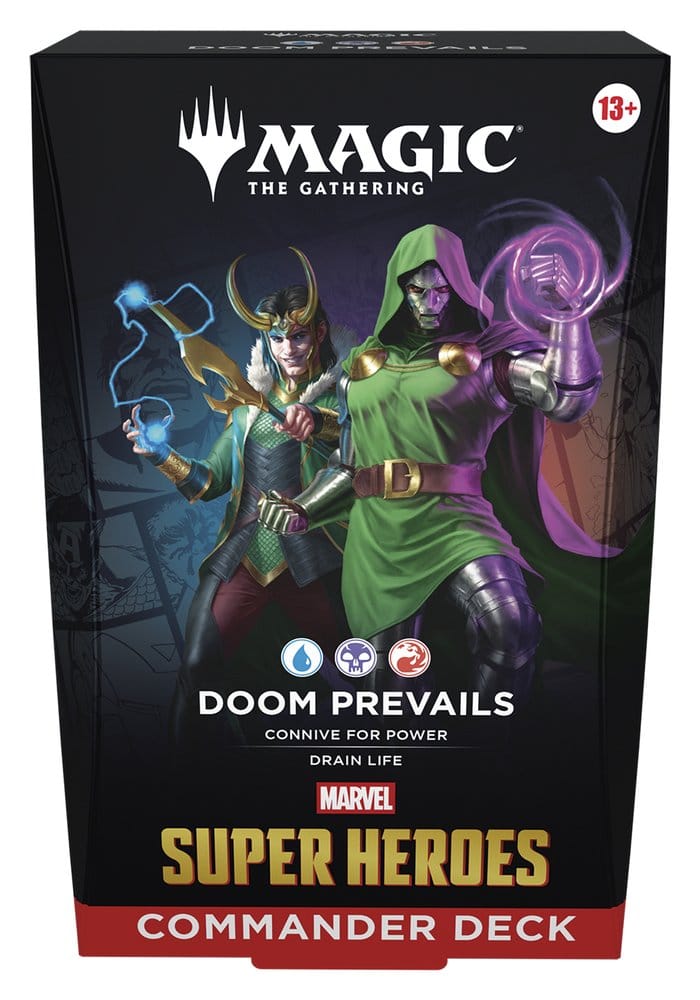 MTG MARVEL SUPER HEROES COMMANDER DECKS DOOM PREVAILS.(ENGLISH) PRODUCTO EN PREPEDIDO. SE SERVIRÁ A PARTIR DEL DÍA 26 DE JUNIO