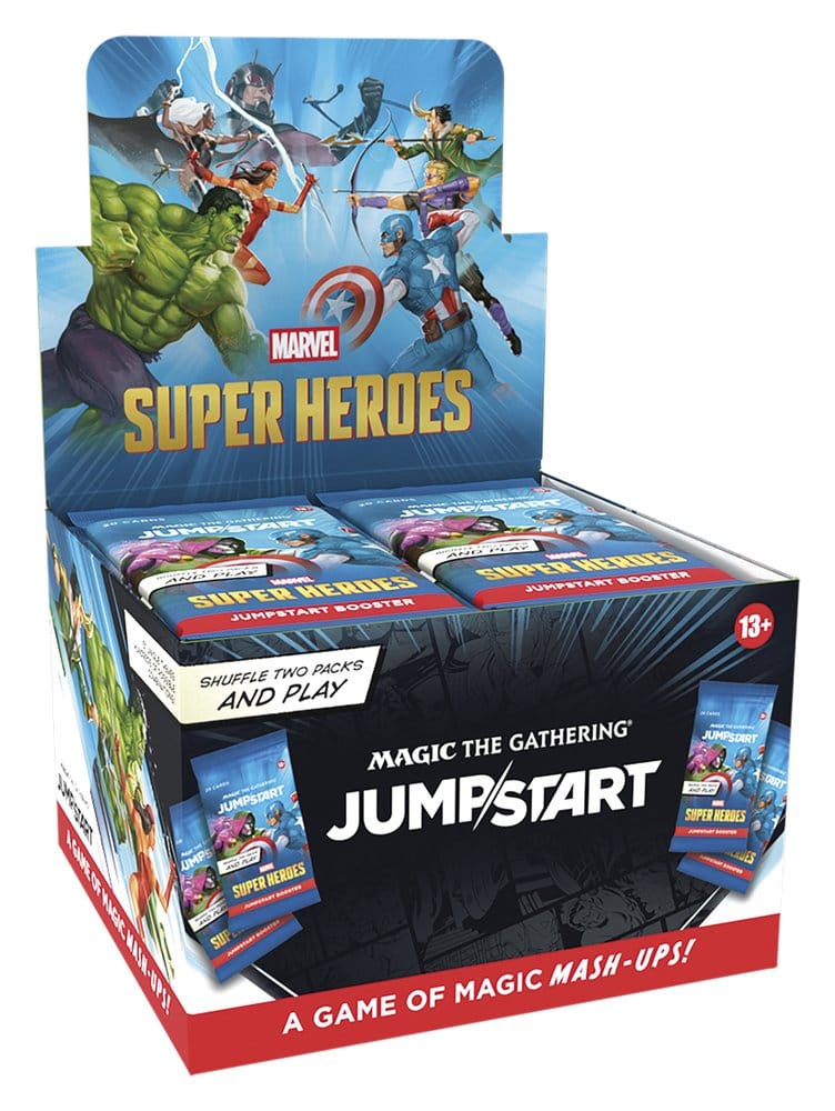 MTG MARVEL SUPER HEROES SOBRES DE JUMPSTART (24). (ENGLISH) PRODUCTO EN PREPEDIDO. SE SERVIRÁ A PARTIR DEL DÍA 26 DE JUNIO