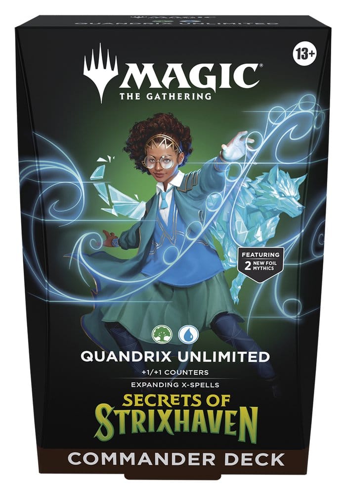 SECRETS OF STRIXHAVEN COMMANDER QUANDRIX UNLIMITED. (ENGLISH) PRODUCTO EN PREPEDIDO. SE SERVIRÁ A PARTIR DEL DÍA 24 DE ABRIL