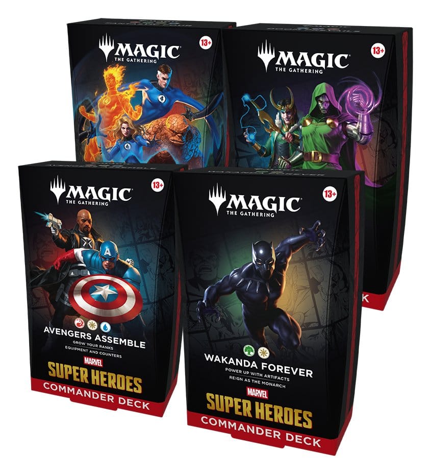 MTG MARVEL SUPER HEROES COMMANDER DECKS WAKANDA FOREVER. (ENGLISH) PRODUCTO EN PREPEDIDO. SE SERVIRÁ A PARTIR DEL DÍA 26 DE JUNIO