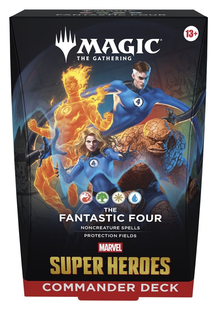 MTG MARVEL SUPER HEROES COMMANDER DECKS THE FANTASTIC FOUR. (ENGLISH) PRODUCTO EN PREPEDIDO. SE SERVIRÁ A PARTIR DEL DÍA 26 DE JUNIO