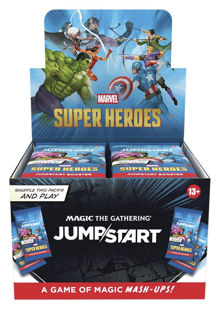 MTG MARVEL SUPER HEROES SOBRES DE JUMPSTART (24). (ENGLISH) PRODUCTO EN PREPEDIDO. SE SERVIRÁ A PARTIR DEL DÍA 26 DE JUNIO