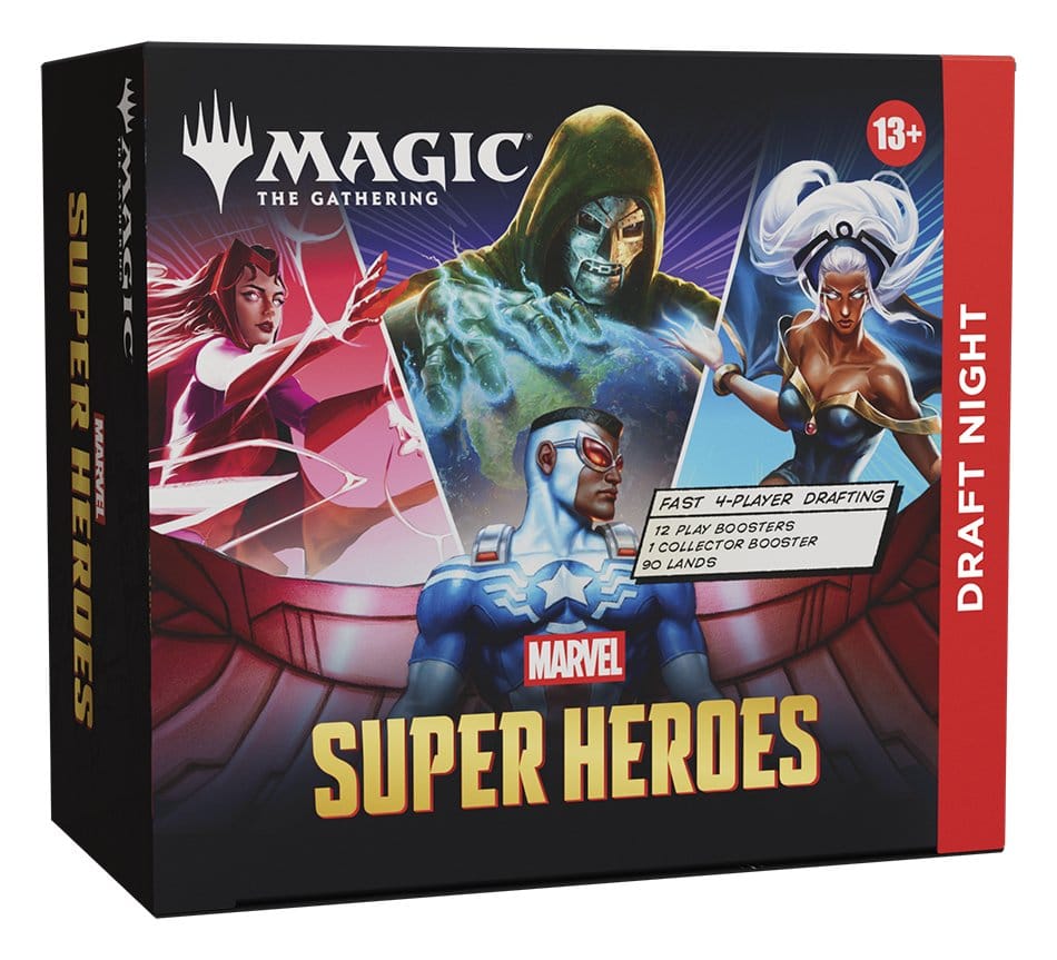MTG MARVEL SUPER HEROES DRAFT NIGHT INGLÉS. (ENGLISH) PRODUCTO EN PREPEDIDO. SE SERVIRÁ A PARTIR DEL DÍA 26 DE JUNIO