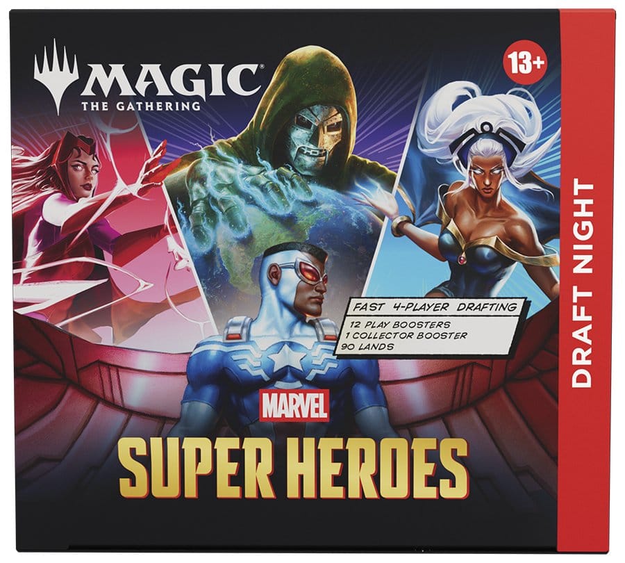 MTG MARVEL SUPER HEROES DRAFT NIGHT INGLÉS. (ENGLISH) PRODUCTO EN PREPEDIDO. SE SERVIRÁ A PARTIR DEL DÍA 26 DE JUNIO