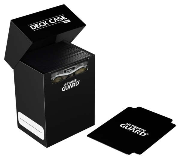 Ultimate Guard Deck Case 80+ Caja de Cartas Tamaño Estándar Negro