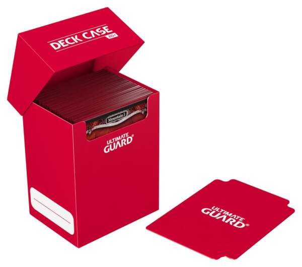 Ultimate Guard Deck Case 80+ Caja de Cartas Tamaño Estándar Rojo