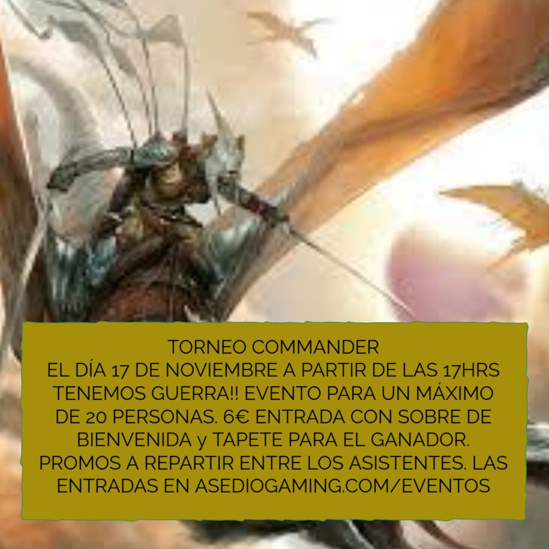 TORNEO COMMANDER 17 NOVIEMBRE