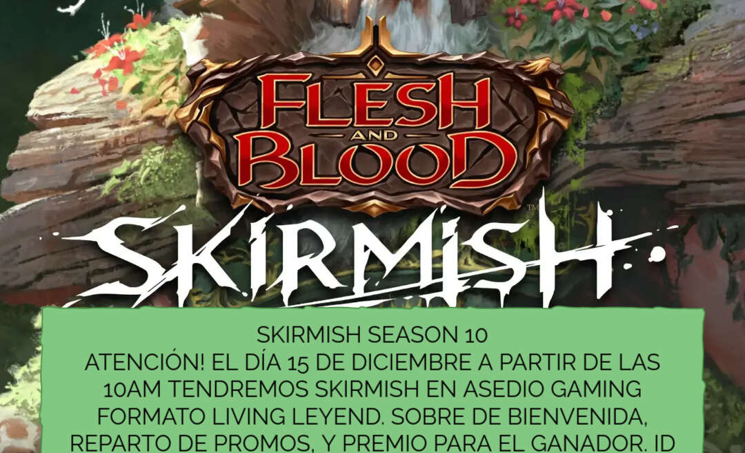 SKIRMISH FAB 15 DICIEMBRE