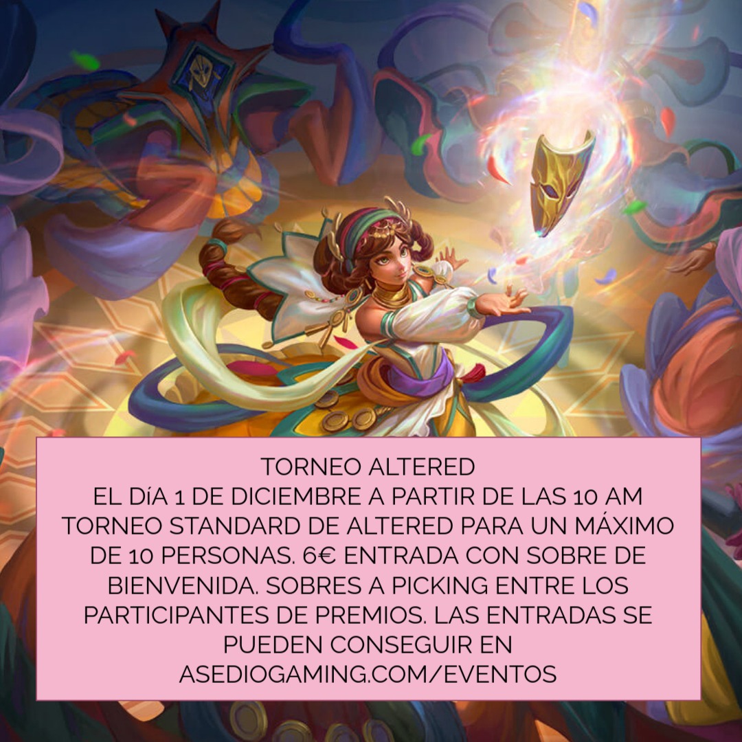 TORNEO ALTERED 1 DICIEMBRE