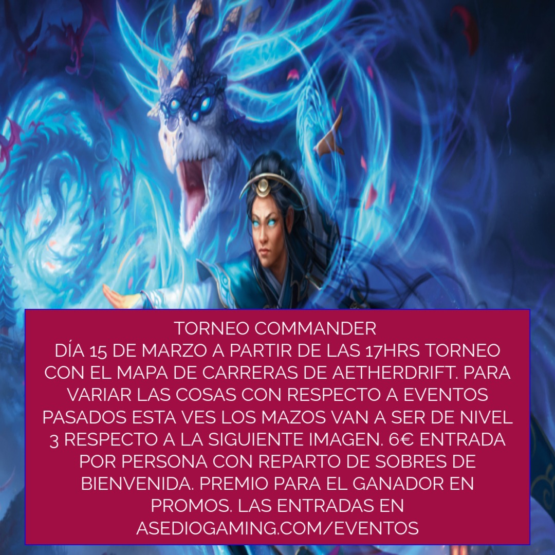 TORNEO COMMANDER 15 MARZO